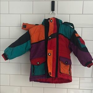 Colorful Kids' Winter Jacket